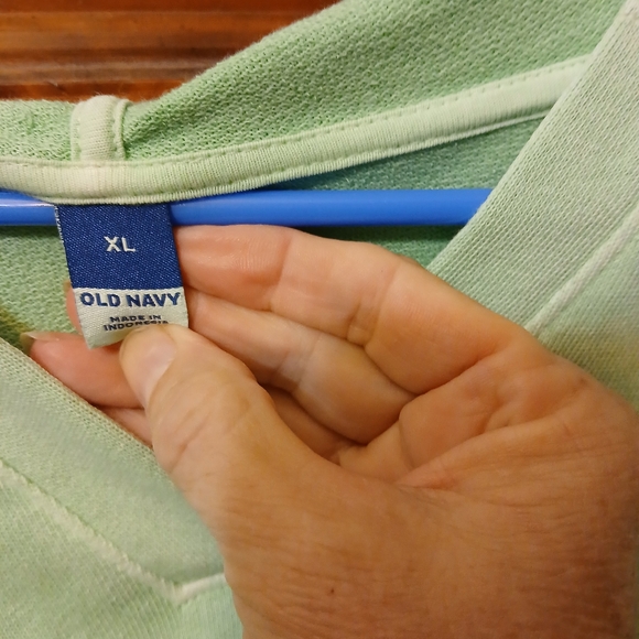 Old Navy Light Green Hoodie, New, XL - Picture 4 of 4